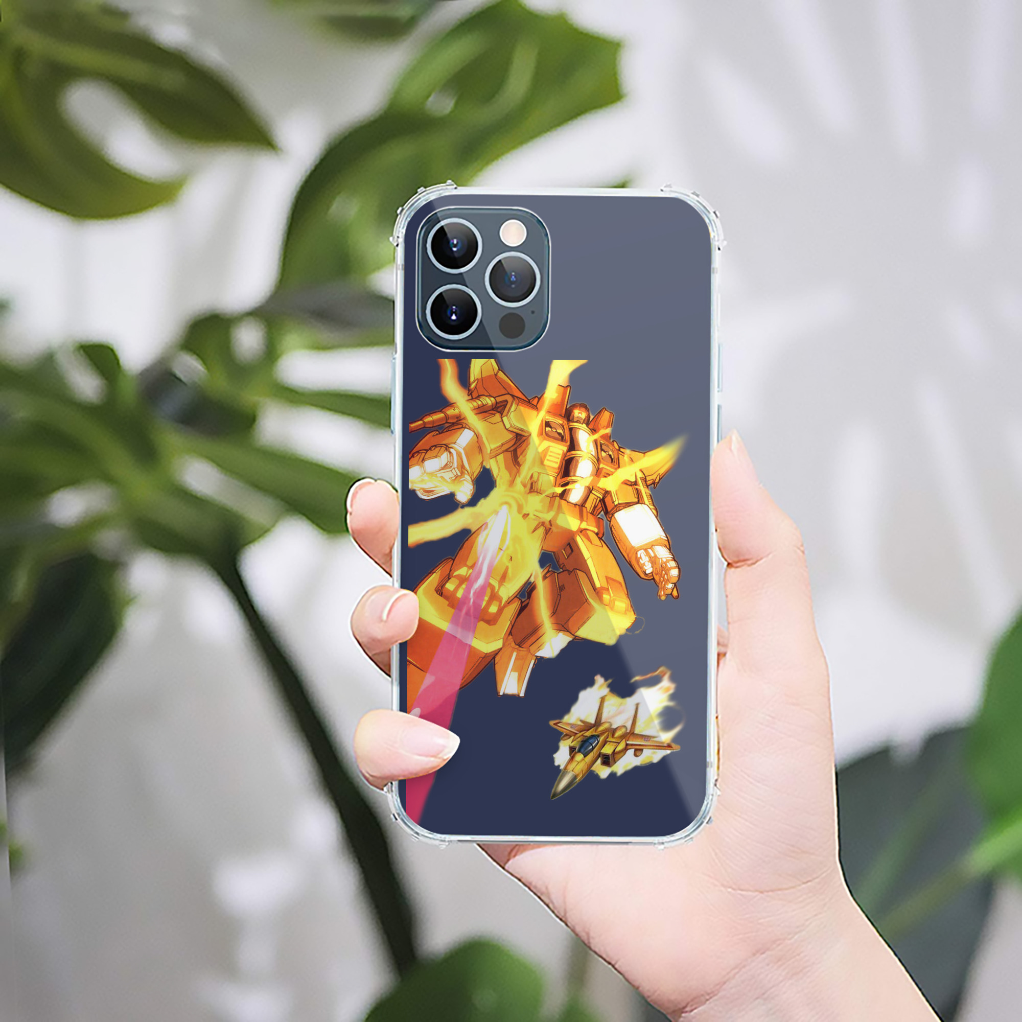 （画像用）  【iPhone 12シリーズ対応】透明スマホケース（クリアソフトケース）